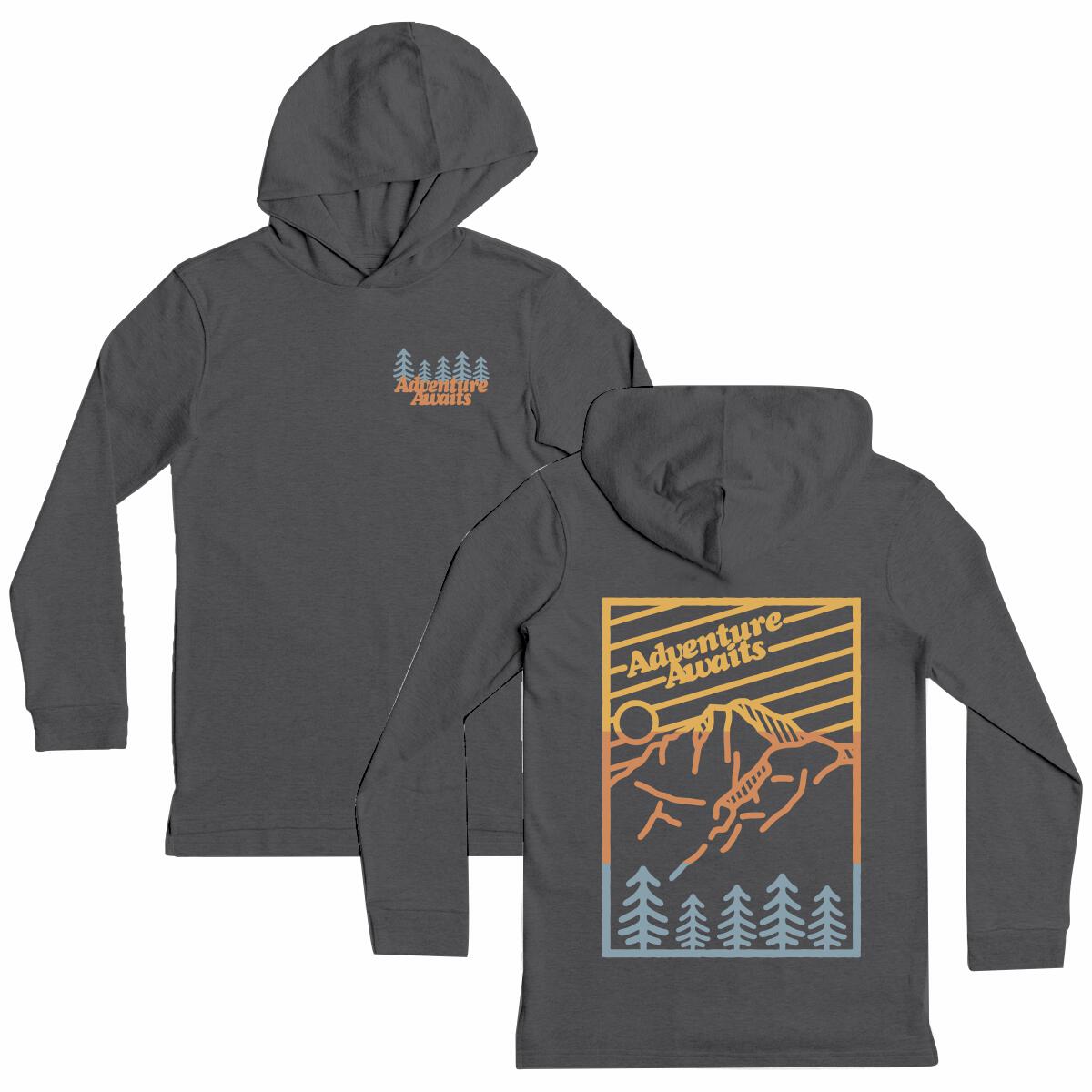 Adventure Awaits Hooded L/S