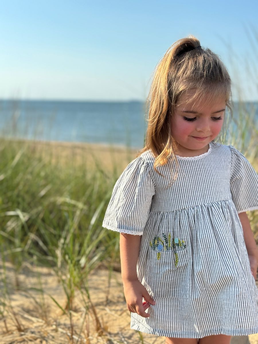 Flower Pocket Dress // Bacalar