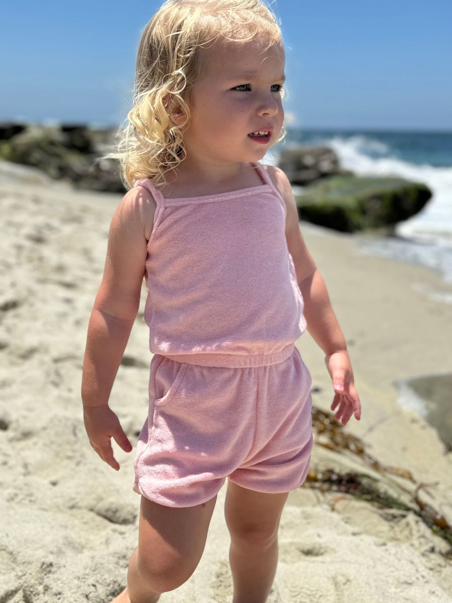 Shelby Romper // Pink