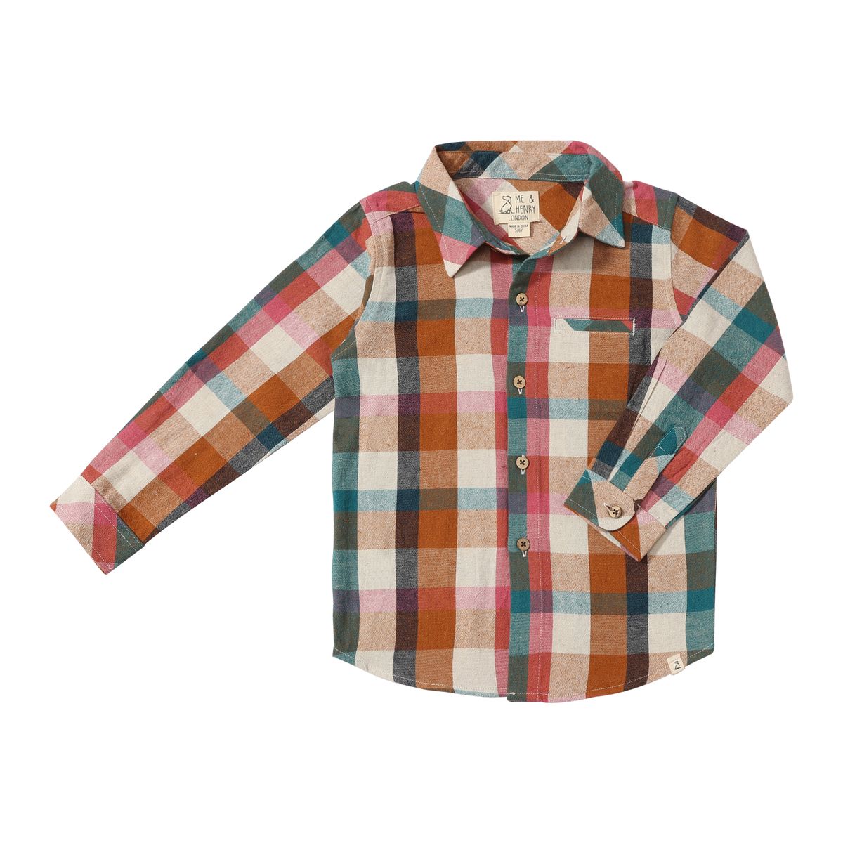 Atwood Woven Shirt // Rust Madras