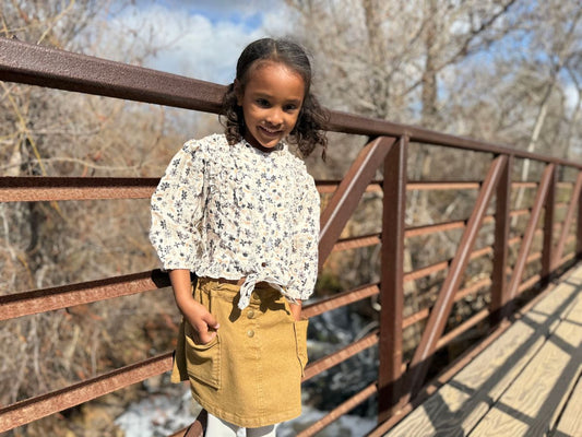 Daphne Skirt // Brown