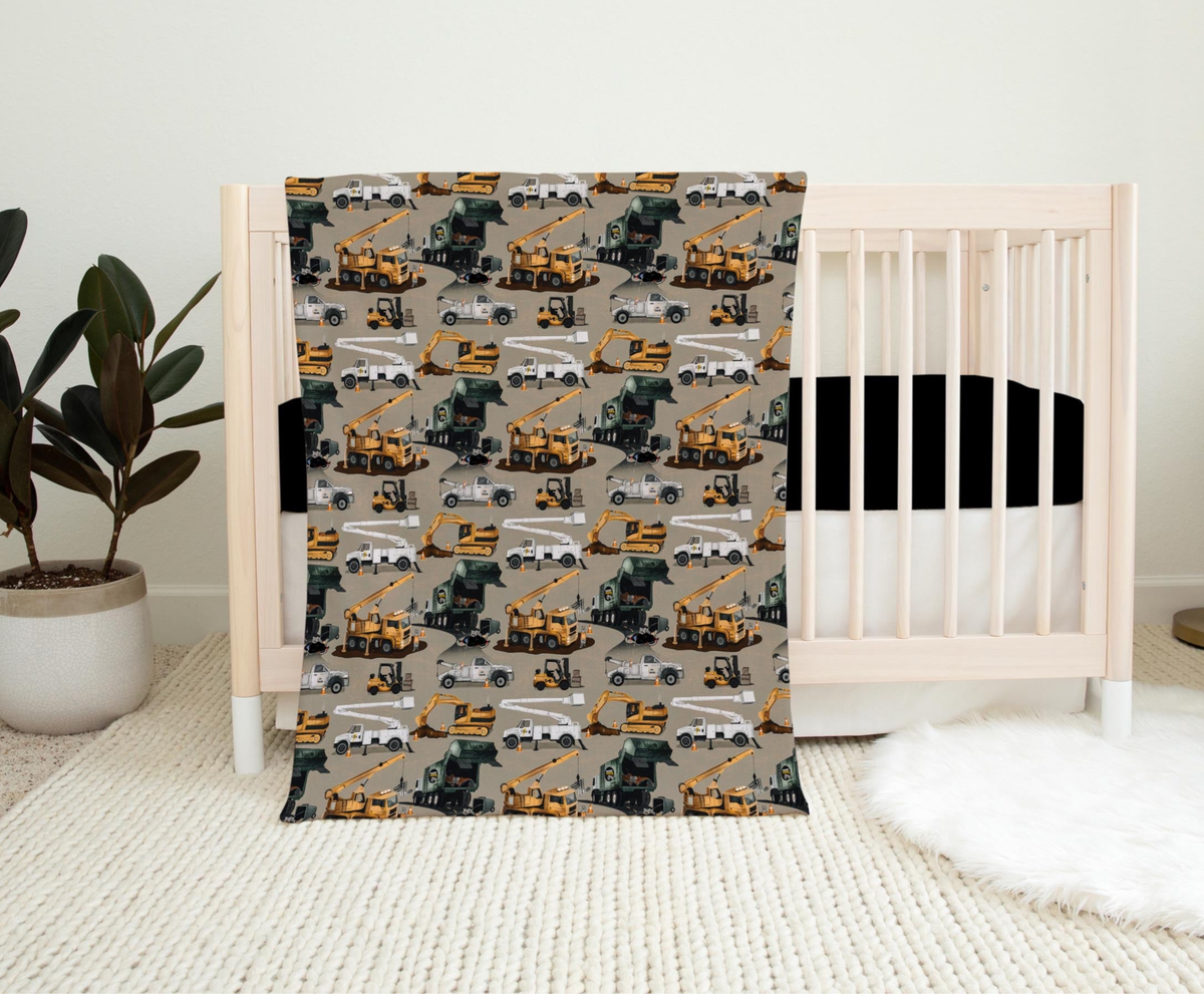 Work Hard Quilted Blanket