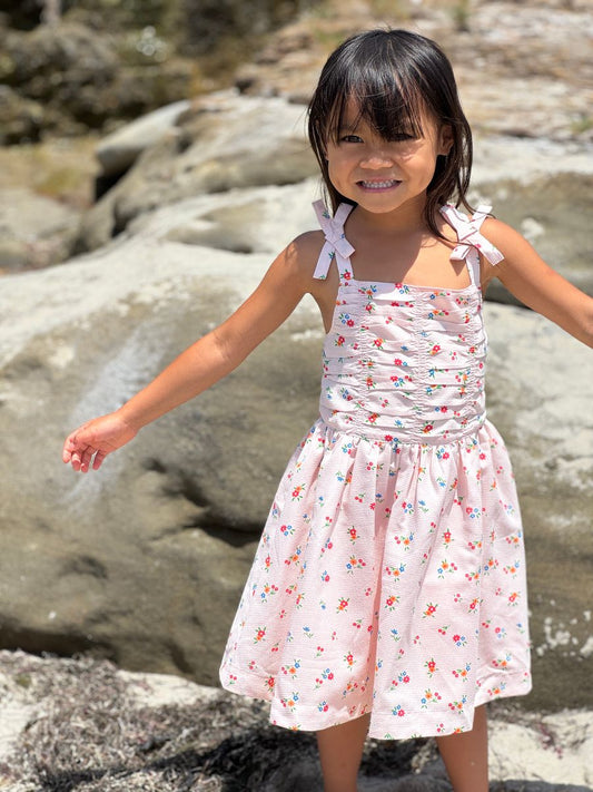 Wynonna Dress // Pink Gingham Floral