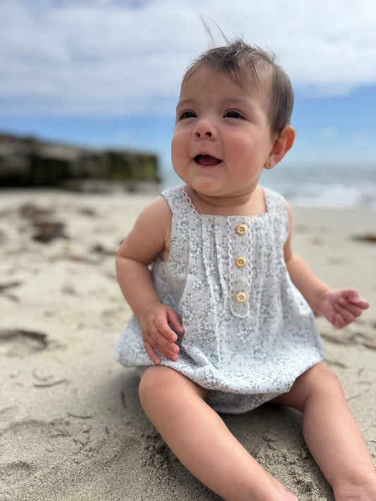 Evie Bubble // Blue Floral