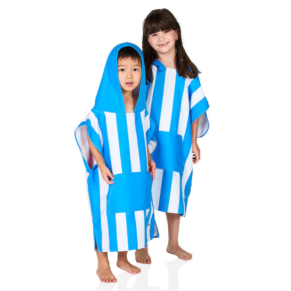 Dock & Bay Poncho Kids - Bondi Blue