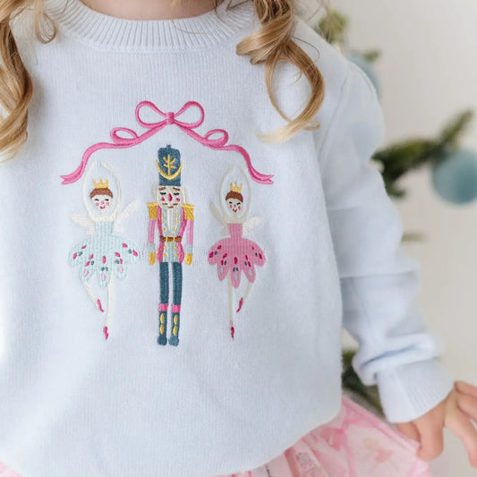 Nutcracker Embroidered Sweater