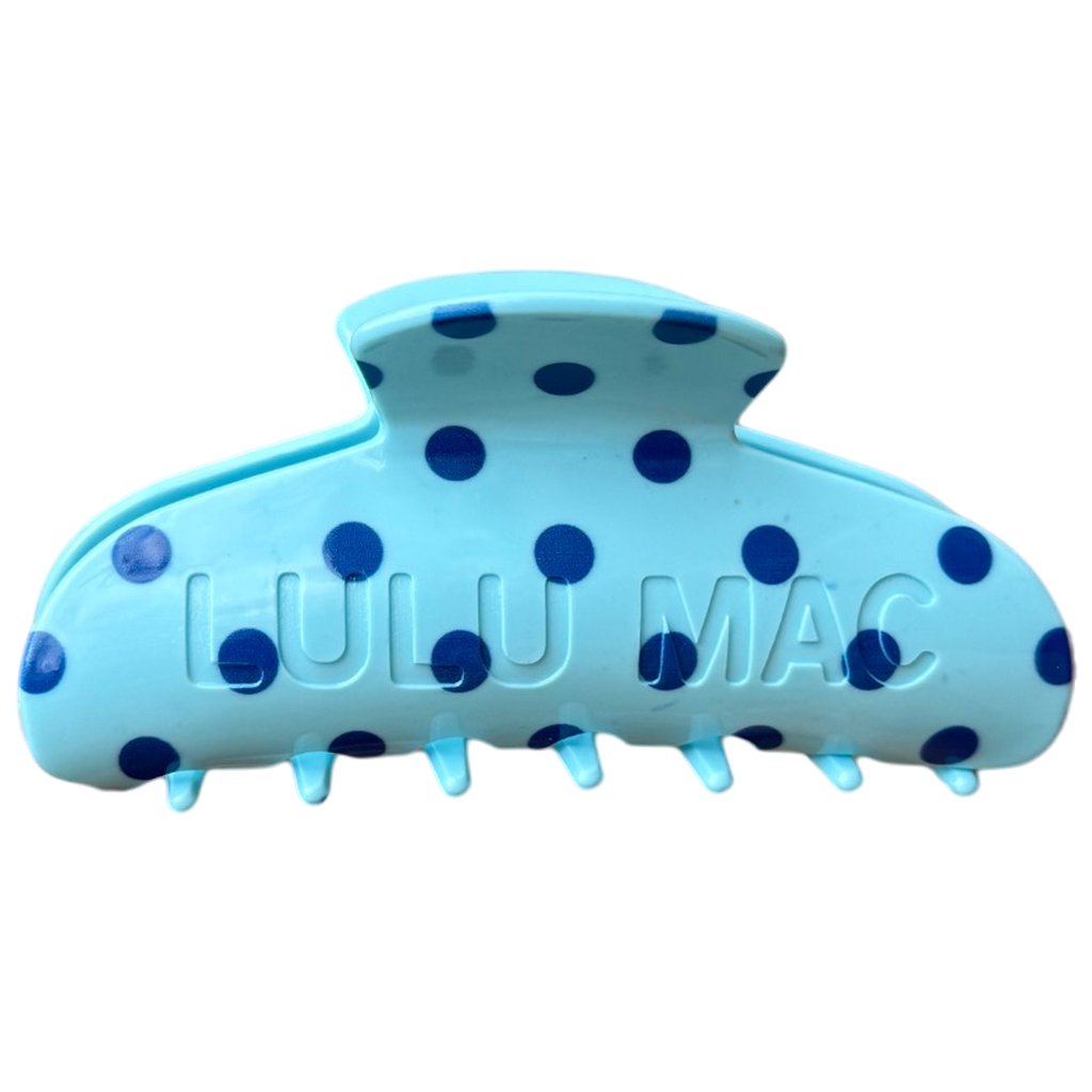 Lulu Mac Turquoise Dot Clip