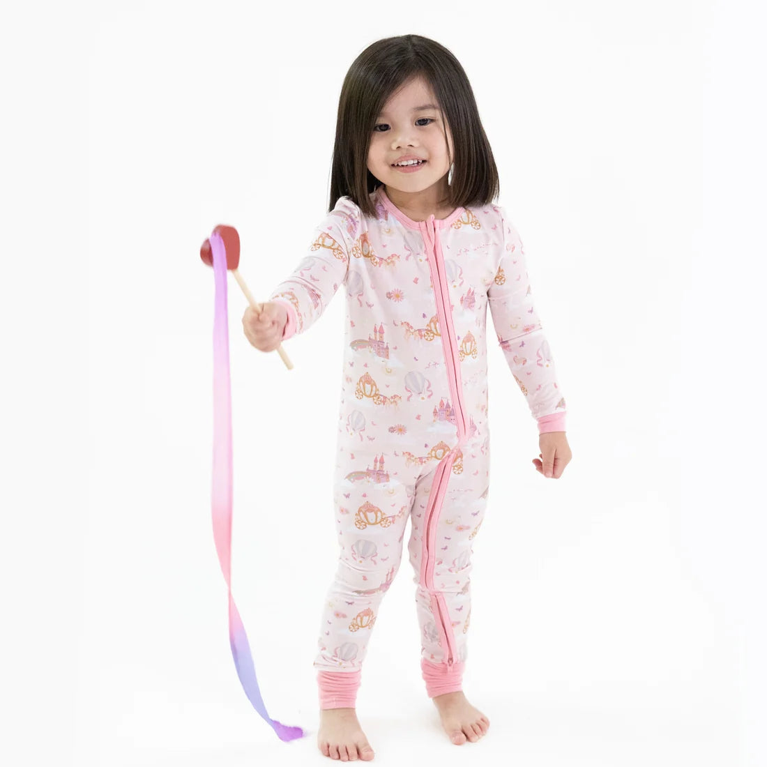 Convertible Romper //Princess Unicorns And Castle