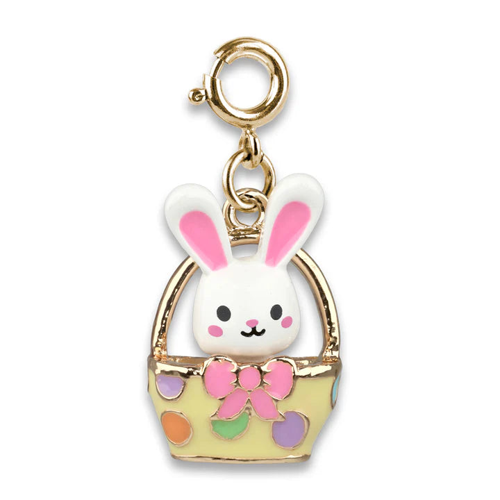 Easter Bunny Basket Charm