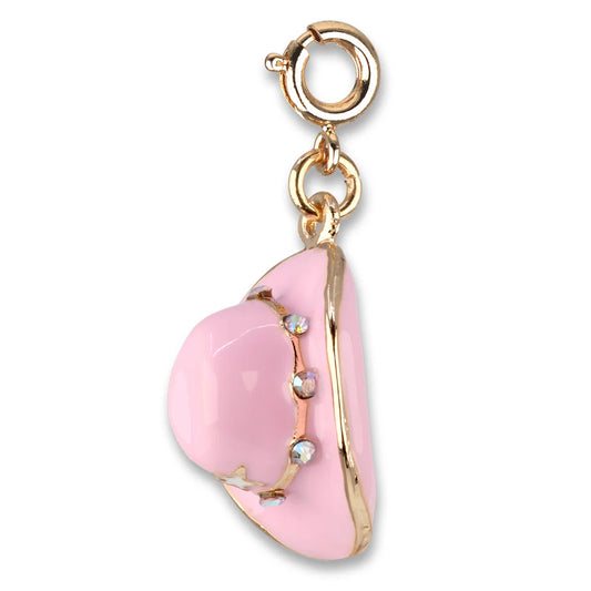 Gold Cowboy Hat Charm
