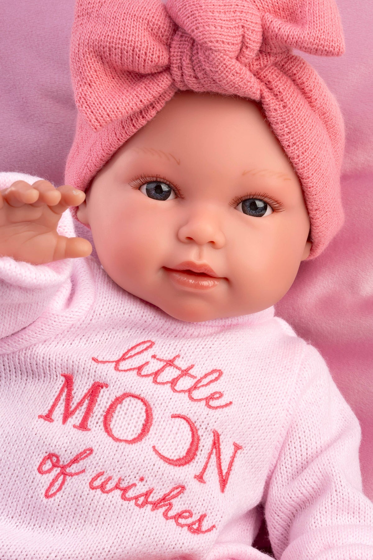 Newborn Doll Carmen with Cushion (15")