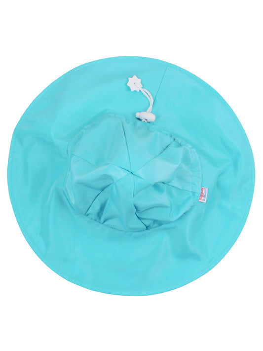 Kids Bright Aqua Sun Protective Hat