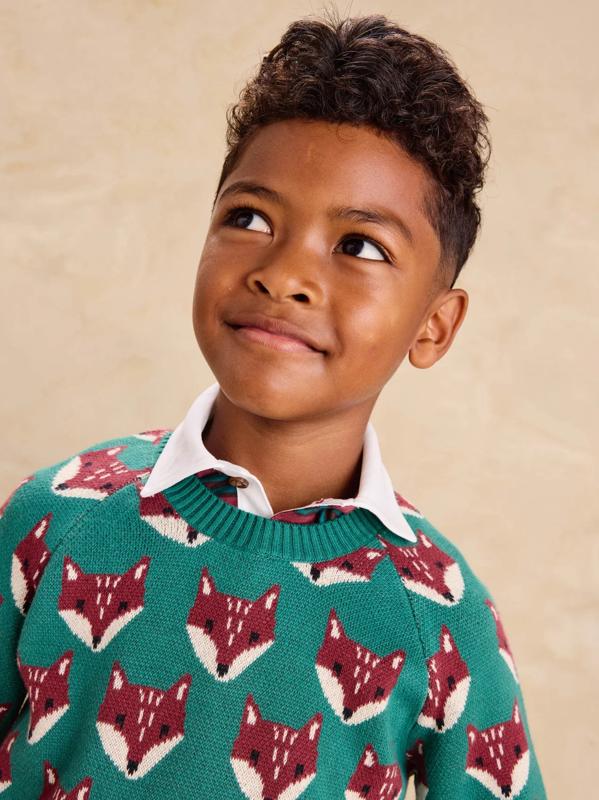 Long Sleeve Knit Sweater // Family Fox