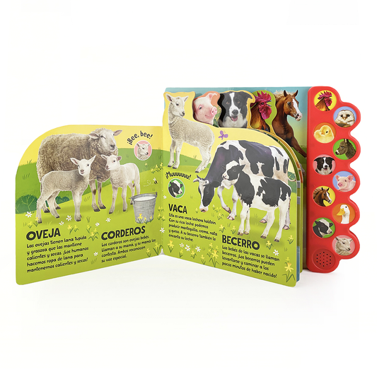 Quack! Moo! Oink! 10-Button Interactive Sound Book