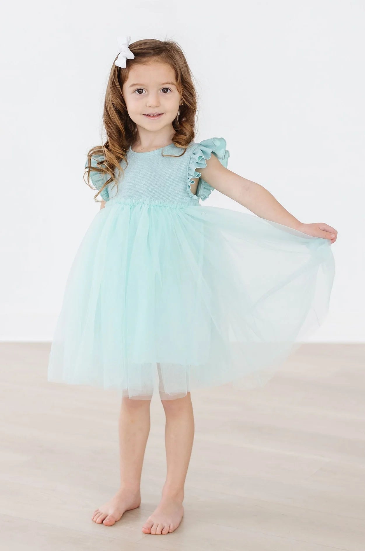 Shimmer Tutu Dress // Sage