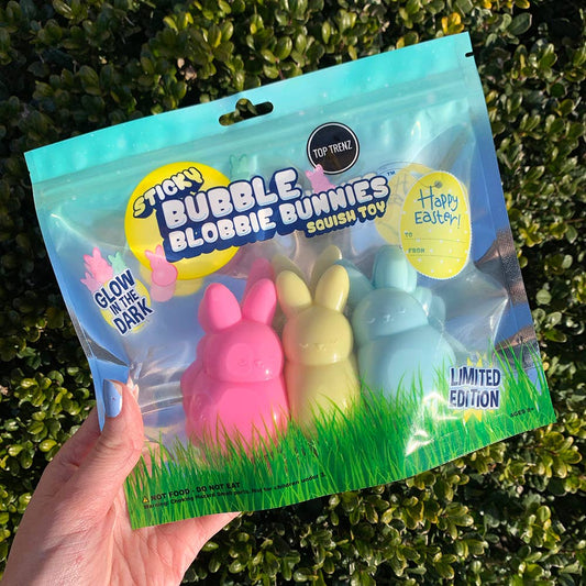 Sticky Bubble Blobbies- Easter Bunny Edition