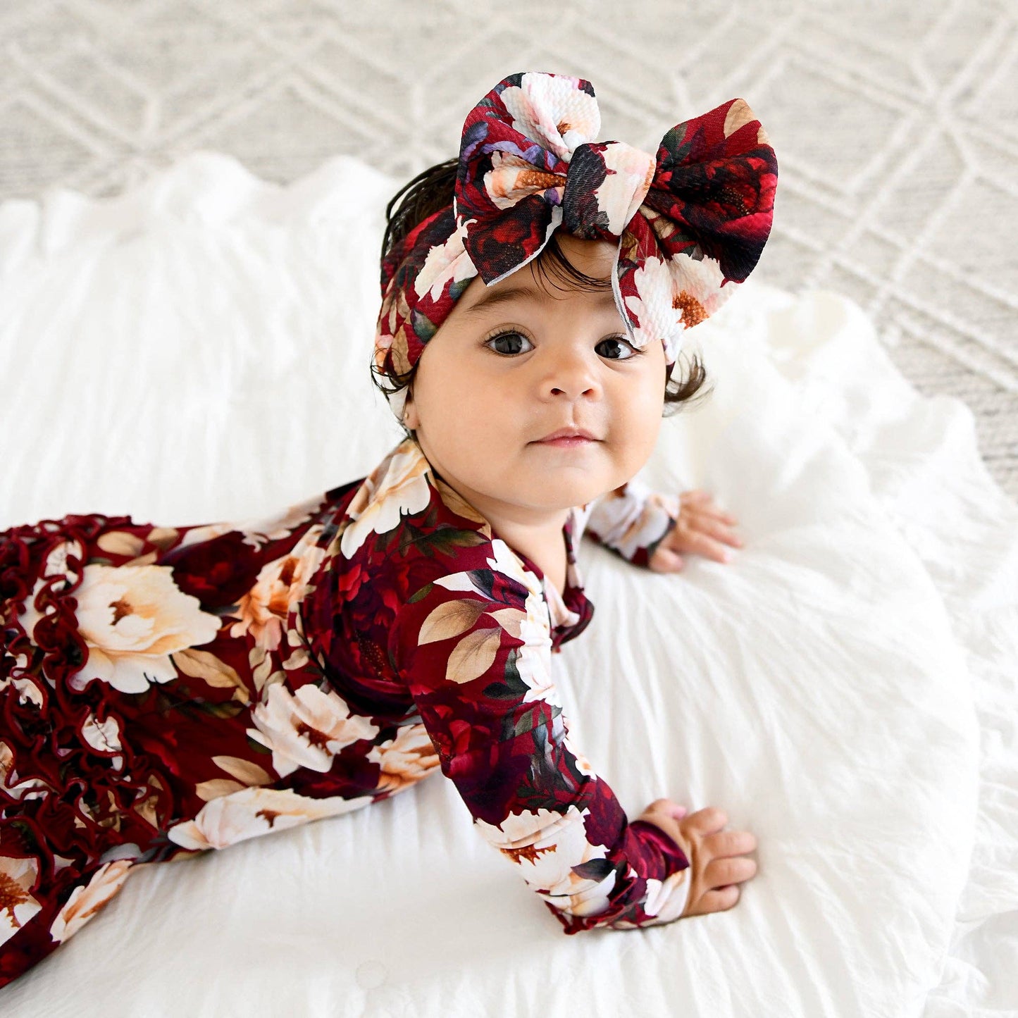 Maya Ruffle Zip Bamboo One Piece