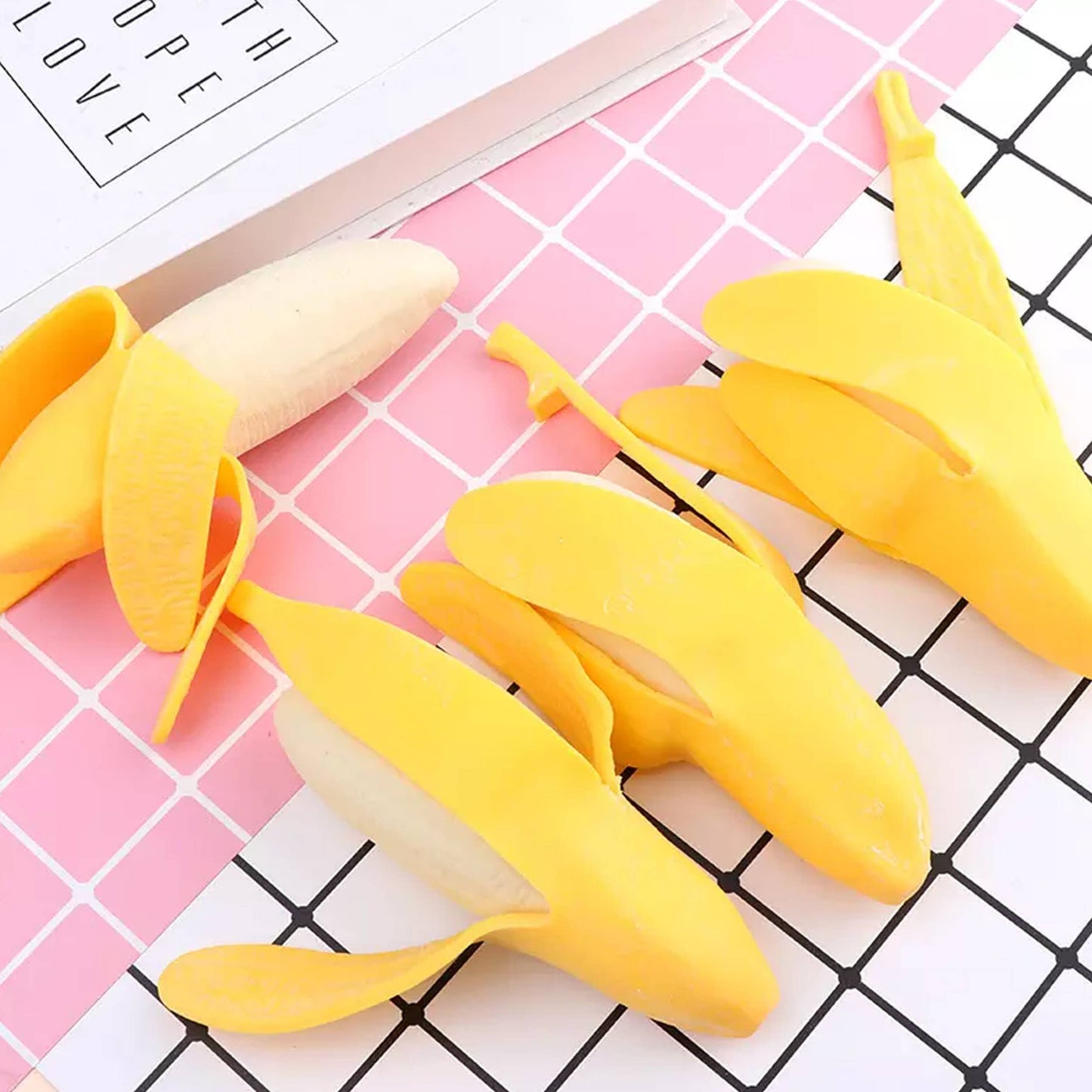Prank Banana Squishy Fidget Kids Toy