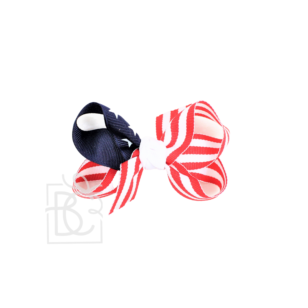 STARS AND STRIPES GROSGRAIN BOW