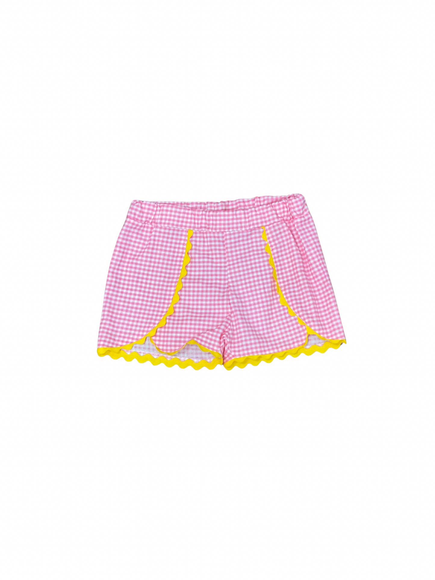 Pink Gingham Shorts