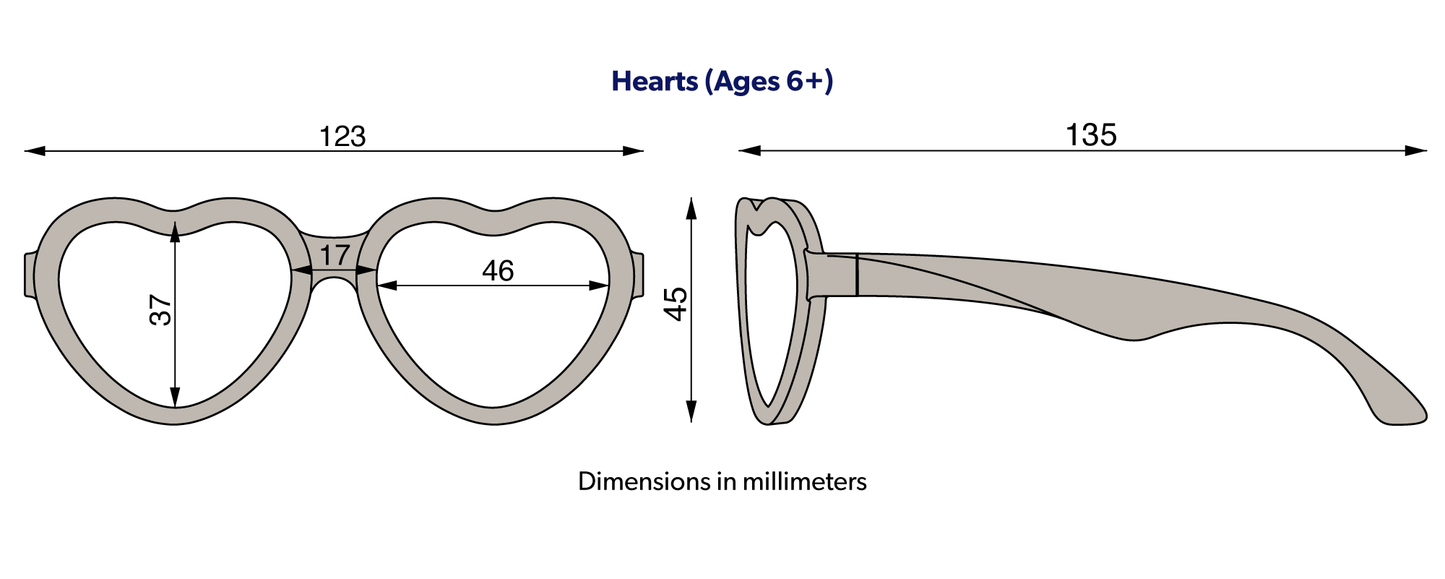 Polarized Heart Sunglasses