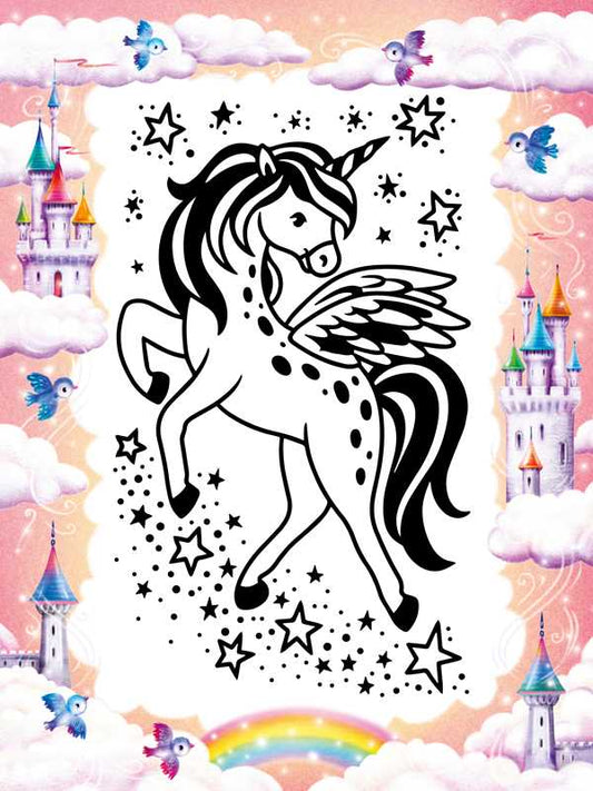 Unicorn Puffy Art by IglooBooks