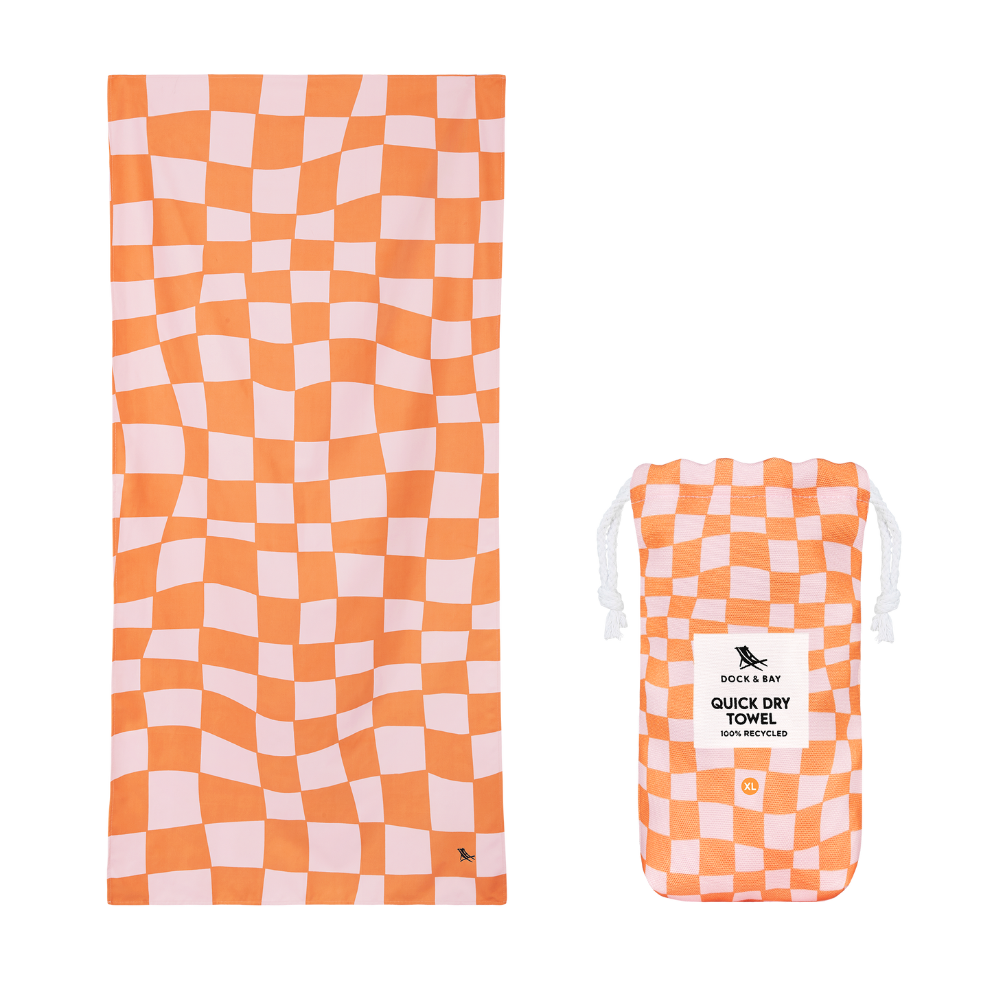 Dock & Bay Quick Dry Towels - Groovy Check
