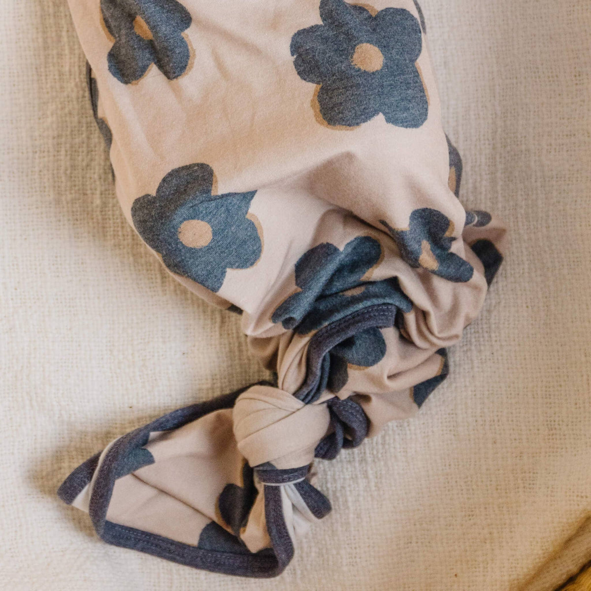Newborn Knotted Gown // Gemma In Tan