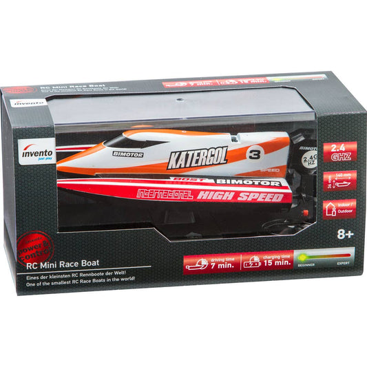 RC Mini Race Boat, Red