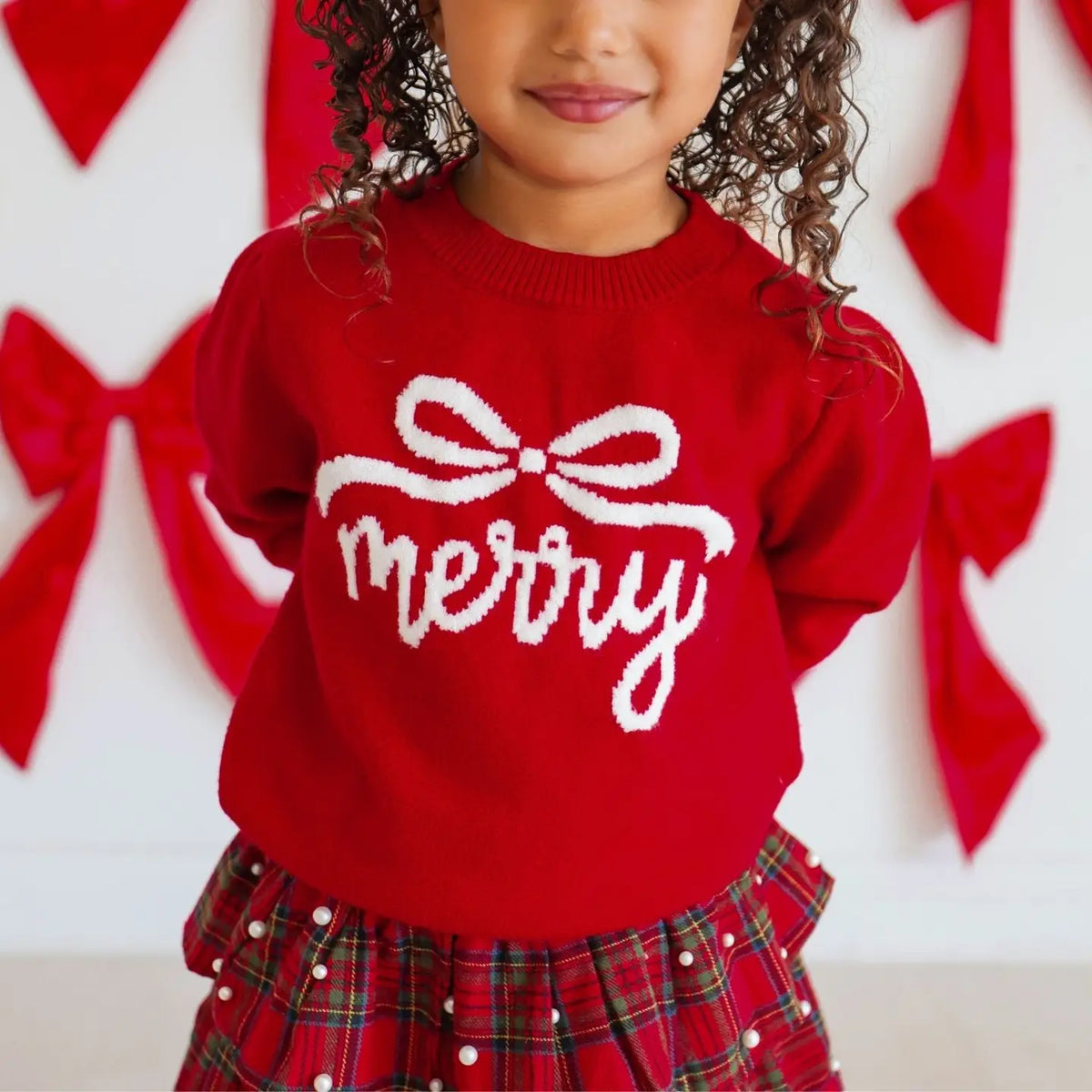 Christmas Tartan Pearl Skirt