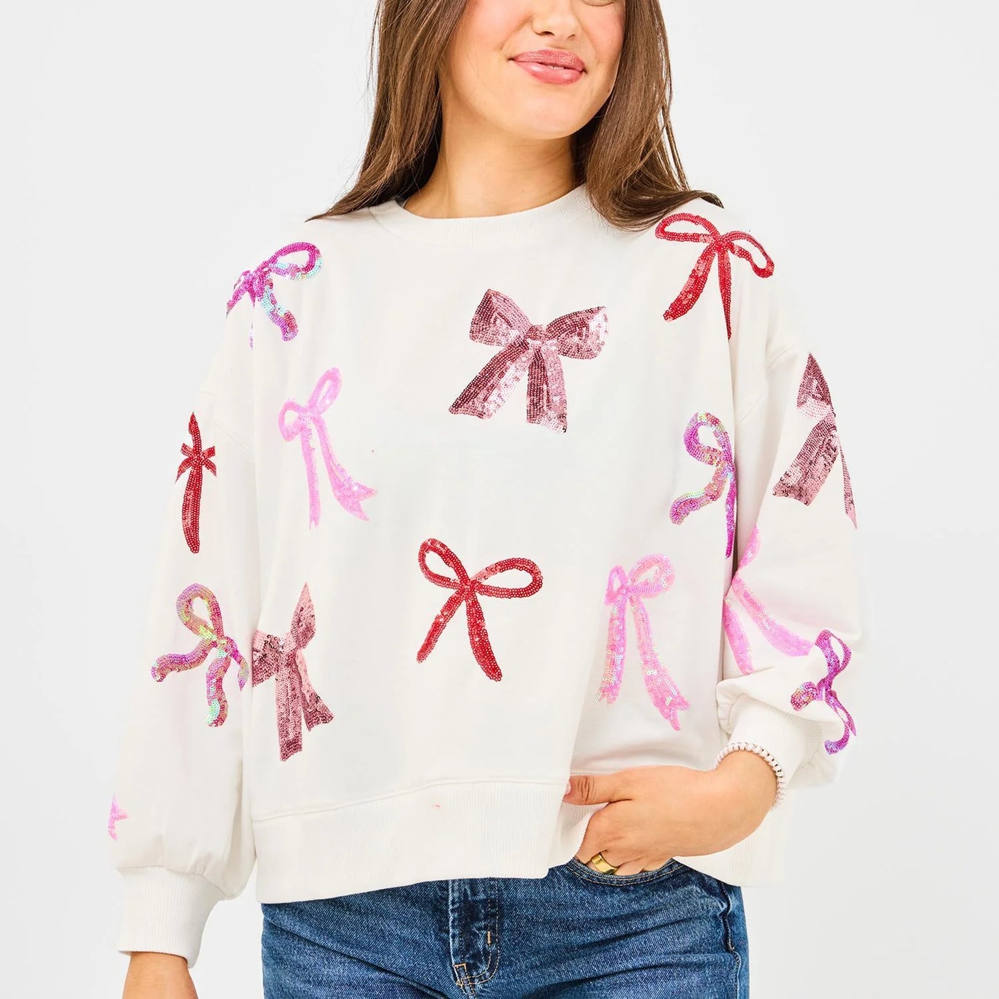 Sarah Bow Sweatshirt