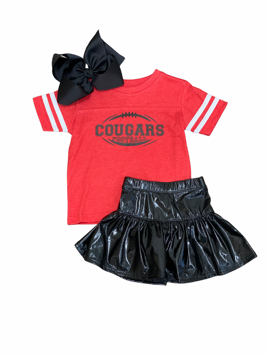 Cougar Football Red Varsity T-shirt