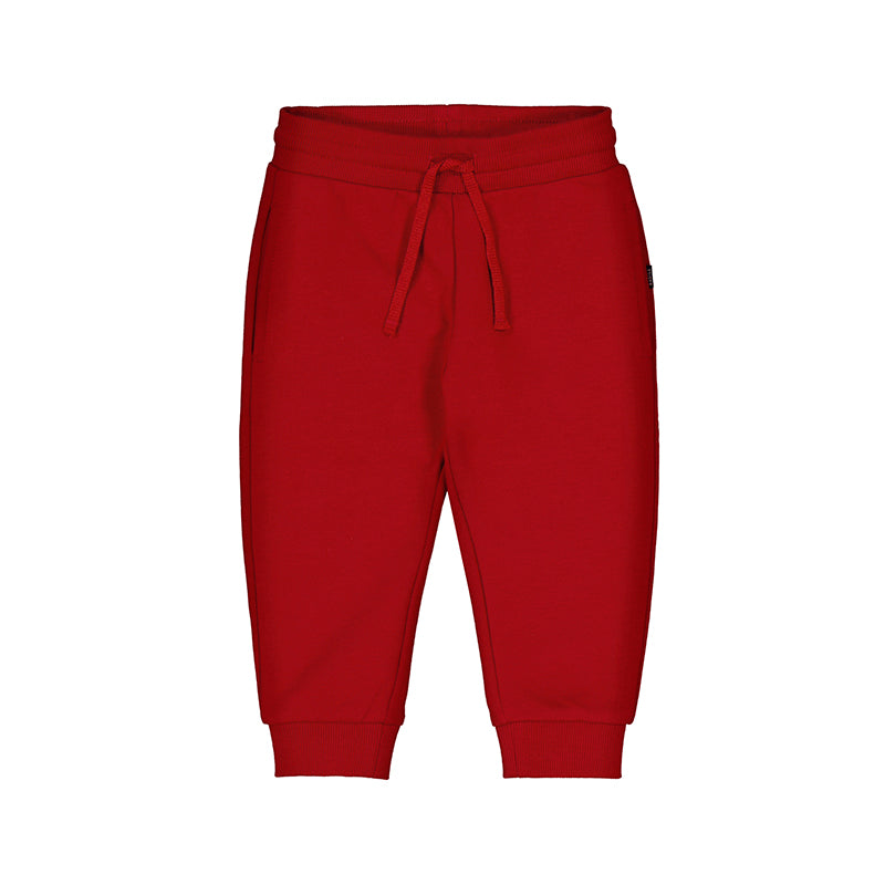 Basic Cuffed Sleeve Joggers // Red // 704-65