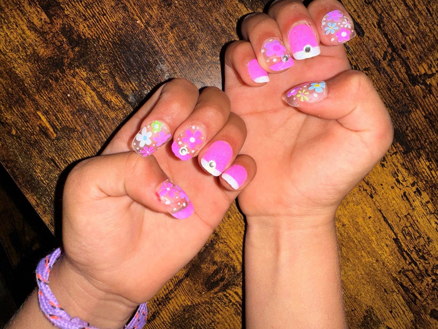 5-Days Impress Nails, Groovy Flower