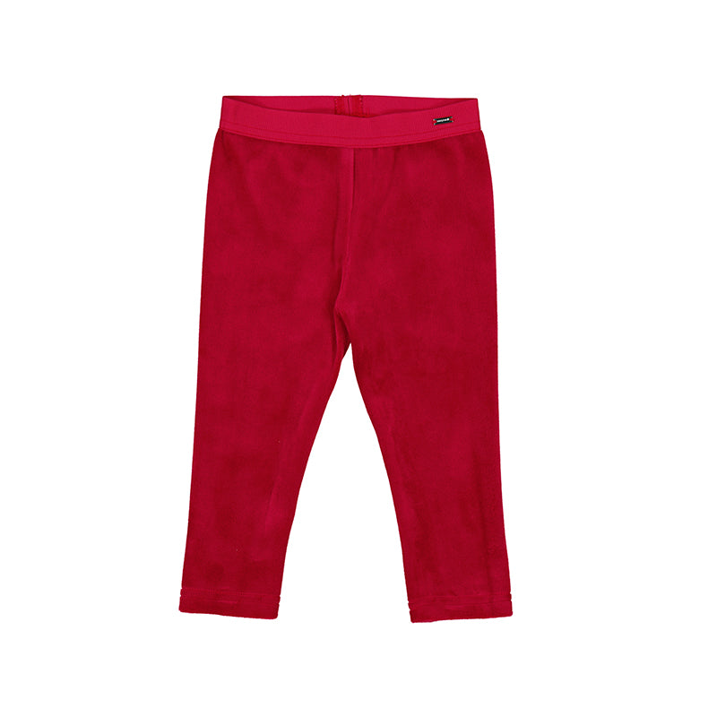 Velour Leggings // Red