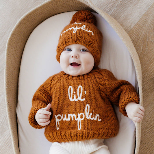 Lil' Pumpkin Sweater for Baby & Toddler