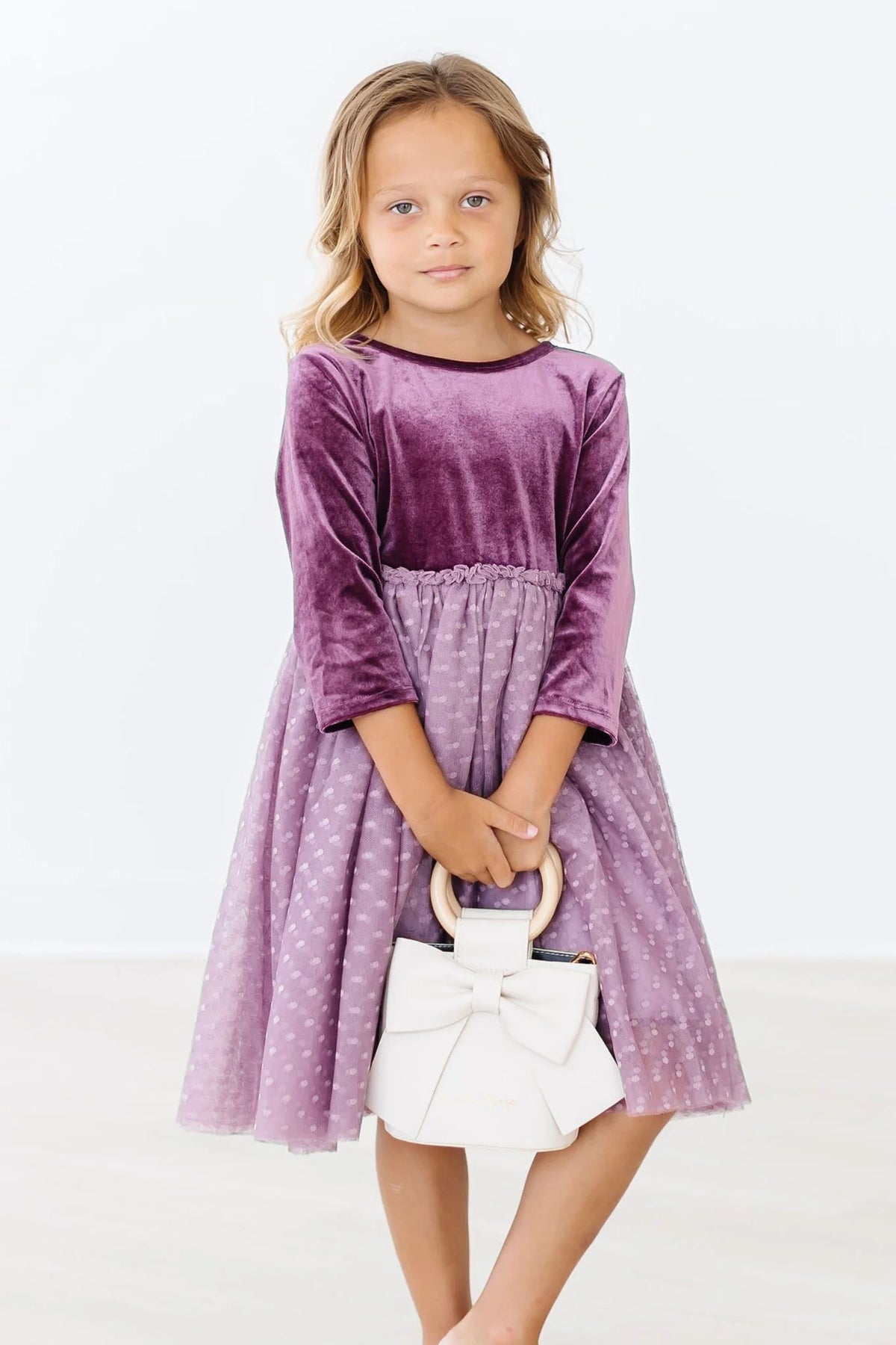 Velvet Tutu Dress // Amethyst
