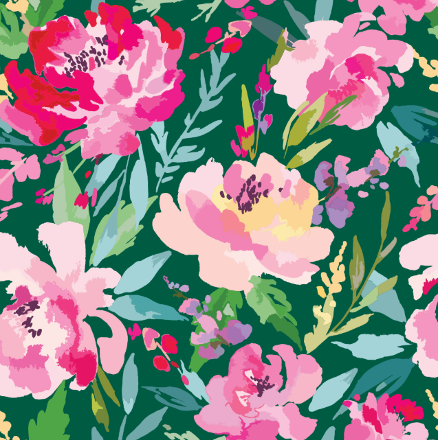 Nap Mat - Peony Floral