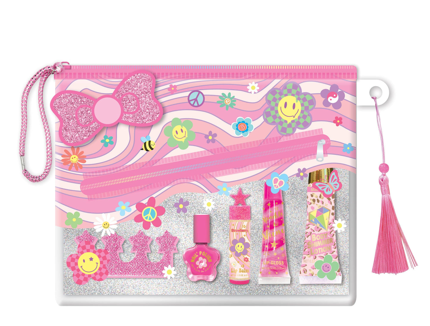 Beauty Pouch, Groovy Flower