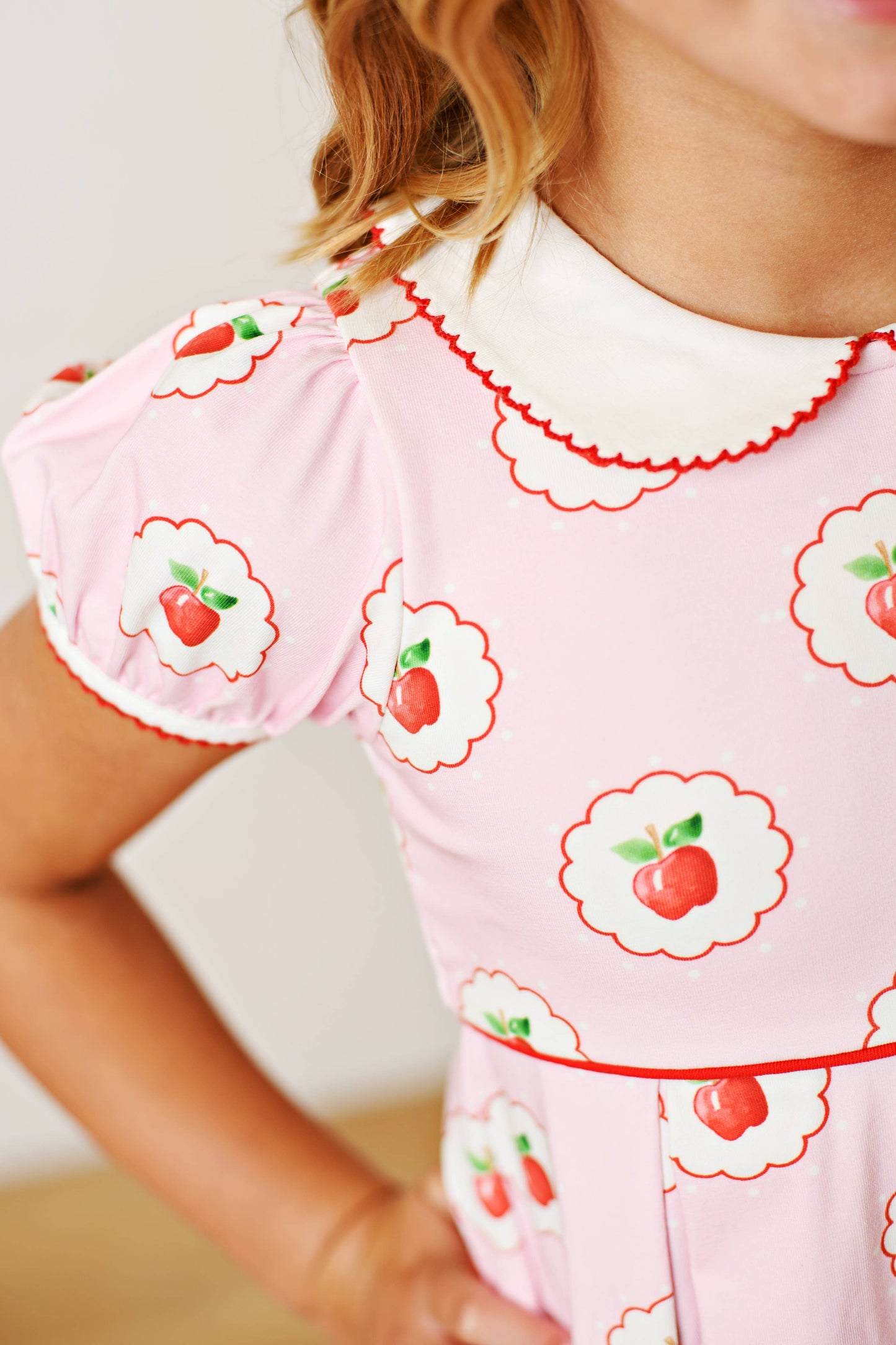 Pretty in Pink Apple Dress
