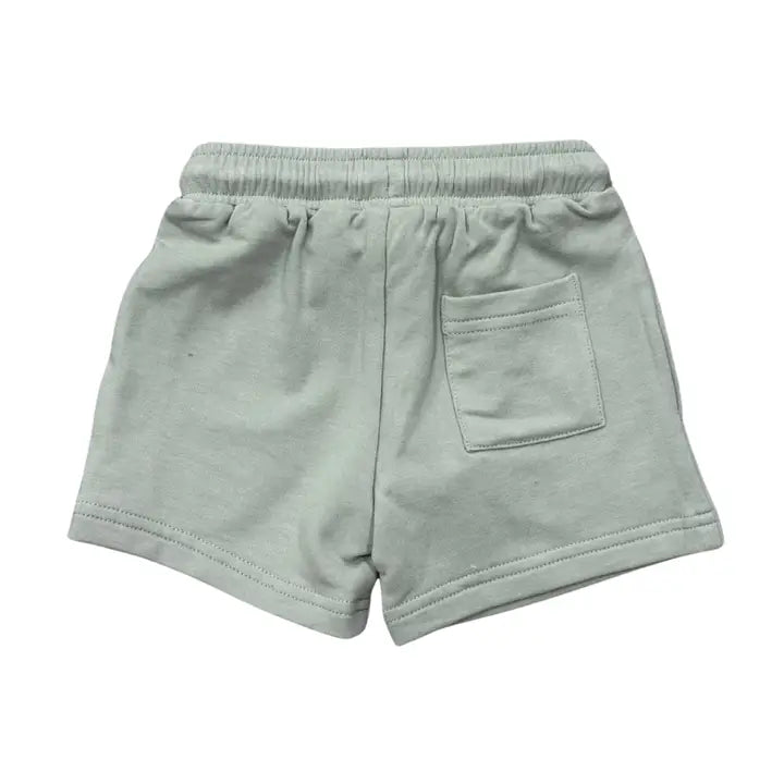 Baby Everyday Shorts // Aqua Grey