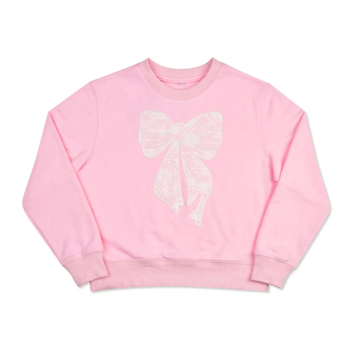 Lace Bow Sweatshirt