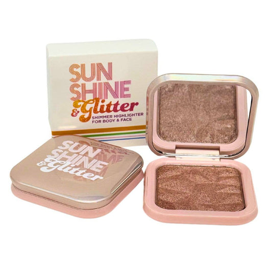 Sunshine & Glitter Highlighter Shimmer Compacts