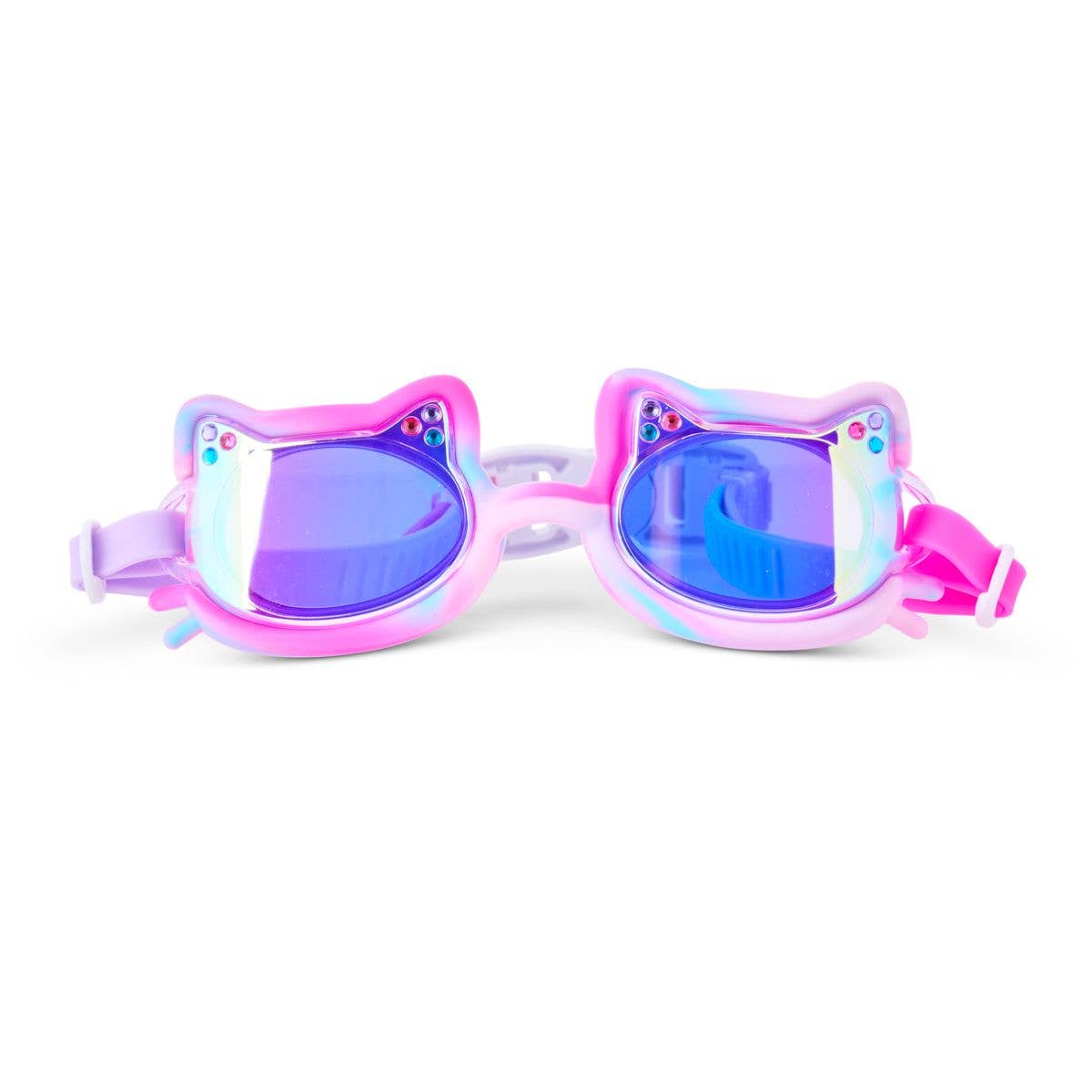 Tie-Dye Tabby Flexible Cat Frame Kids' Swim Goggle