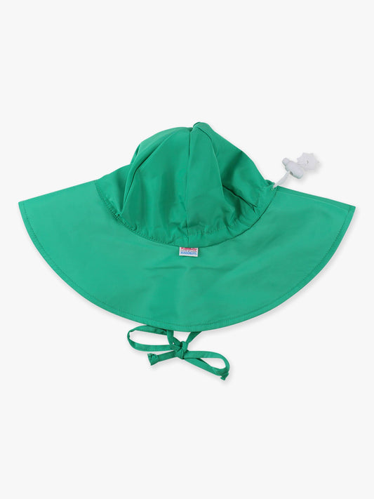 Kids Bright Green Sun Protective Hat