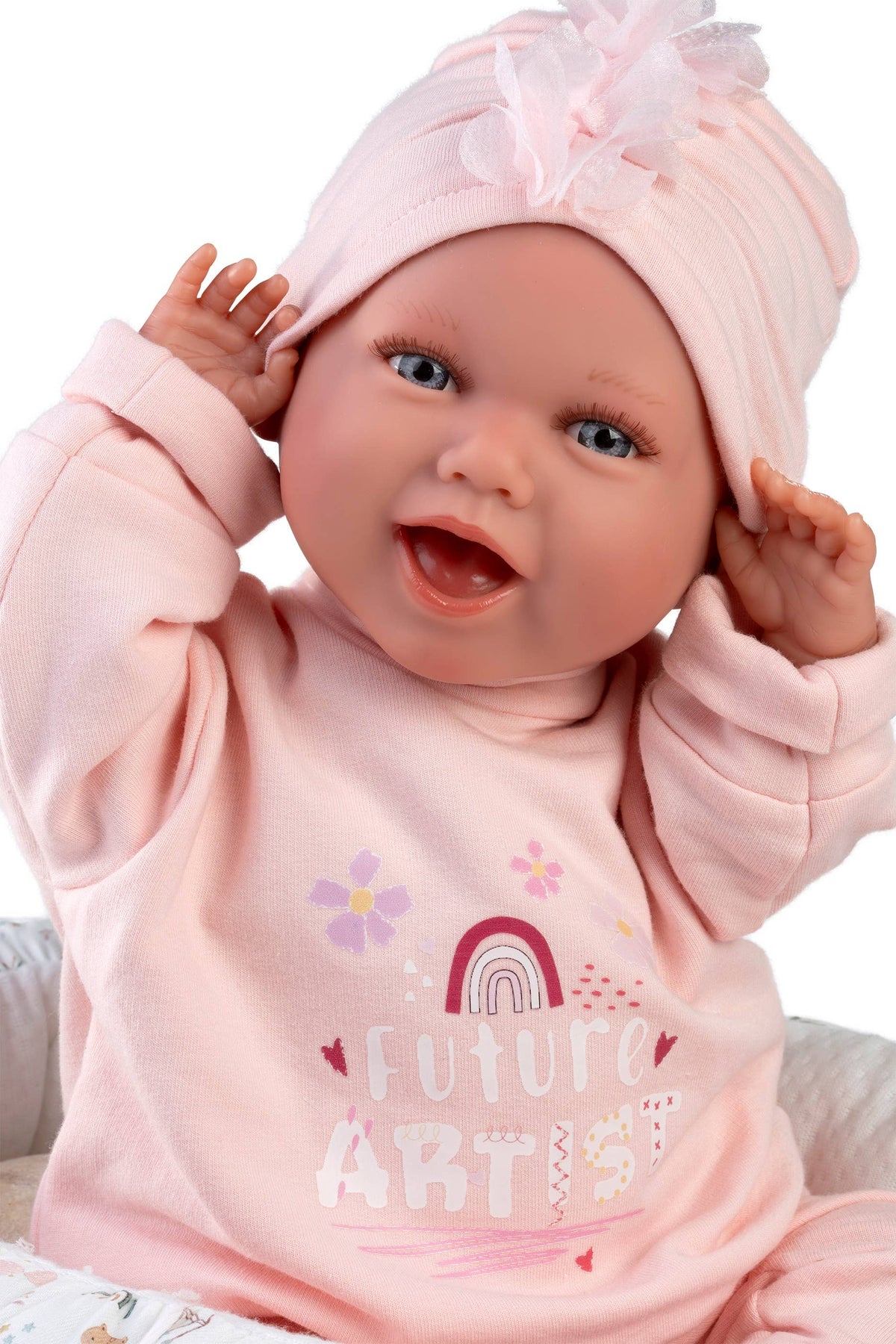 Newborn Doll Mimi with Bed Cushion (16.5)