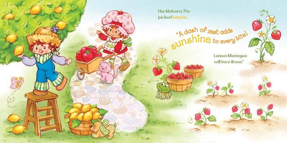 Book with Strawberry sweet surprise