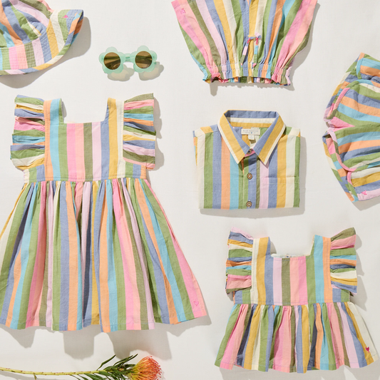 Elise Dress // Parade Stripe