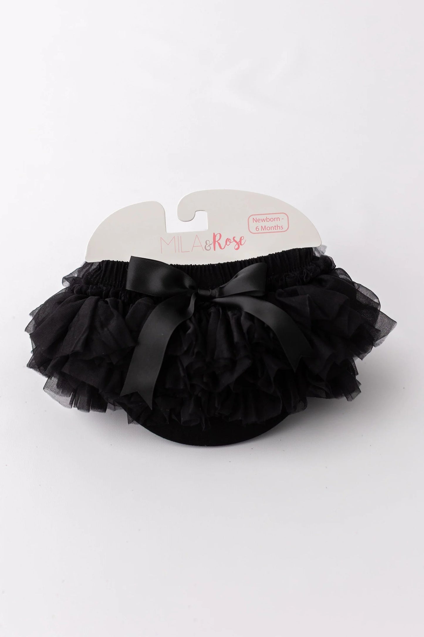 Black tutu skirt with a bow