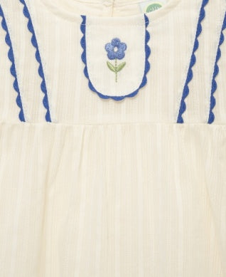 Blue Floral Woven Play Set
